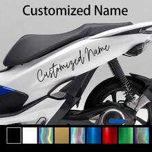 1pc New Design Personalize Custom Name Car Decals Pvc Mural Art Diy Poster For Motorcycle Stickers/Helmet Stickers/Off-Road Vehicle Stickers/Sedan Stickers/Sports Car Stickers/Commercial Vehicle Stickers