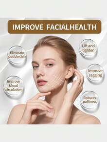 Lymphatic Contour Face Brush,Contour Face Brush For Lymphatic Drainage,Dry Lymphatic Drainage Massager,Ergonomically Designed To Fit The Skin Precisely,Foundation Brush,Concealer Brush,Blush Brush,Contour Brush,Blush Brush,Bronzer Brush,Powder Brush,Foundation Brush,Blush Brush - Brown - View 3