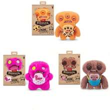 Spin Master Fuggler Mini Rascals Series 9-Inch Plush Toy With Baby Fuggler, Double Trouble, Official Genuine Funny Ugly Monster Plush Toy, Ugly Cute Monster Adult Interesting Doll, Perfect Stuffed Animal Gift For Collection Birthday - Oogah Boogah (Pink) - View 8