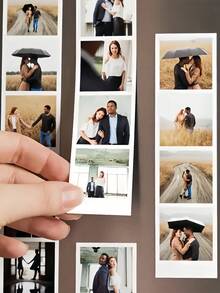 1/3/5 Piezas, Imán de nevera personalizado con foto en negro/blanco, adecuado para decoración de refrigerador, decoración de pared, decoración navideña, se puede usar como regalo de vacaciones para familiares y amigos