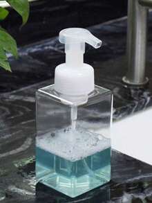 1个/套 泡沫瓶，按压式分配瓶，适用于洁面乳、洗手液、洗发水、皂片、皂角、泡泡浴液，浴室收纳，旅行装