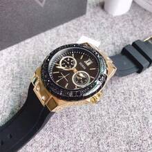 1pc, Guess Limelight W1053L1 Women's Quartz Watch, 39mm Blue Dial, Rose Gold Case, Blue Silicone Strap, Date & Day Display (24-Hour), 30M Water Resistant, Casual Fashion W1053L2 W1053L3 W1053L5 W1053L6 W1053L7 W0775L5 GW0431L1 - Black - View 2