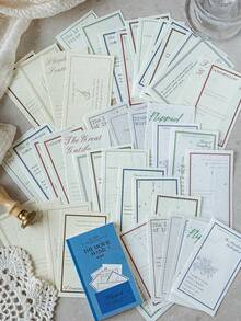 50 buc. Hârtii pentru scrapbooking cu tematică vintage englezească, hârtii pentru decorațiuni DIY, cadouri de sărbători, materiale pentru colaj lucrate manual, planificare personalizată a albumelor, rechizite creative pentru școală