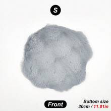 1pc Pet Sleeping Pad, Soft & Comfortable Small Pet Mat, Round Warm Pet Bed Suitable For Cats & Small Pets, Autumn/Winter (Not Machine Washable)