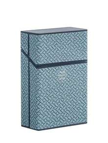 1pc Woven Pattern 20 Cigarette Capacity Plastic Protective Case, Creative Portable Storage Box, Elegant Unisex Accessory