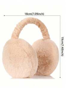 2pcs/1pc Winter Earmuffs,Earmuffs Noise Cancelling,Unisex Solid Color Earmuffs - Soft Plush Ear Warmer, Earmuffs Noise Cancelling,Foldable Ear Muffs, Comfortable Coldproof Earmuffs For Winter Outdoor Winter Accessories