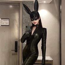 1pc, Adult Luxury Sexy Rabbit Half Mask, Sexy Rabbit Mask, Masquerade Half Face Mask, Suitable For Role Playing - Multicolor - View 8