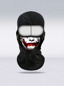 1件装男女通用透气骑行面罩，动漫图案脖套，轻盈冰丝摩托车头巾，适合夏季户外运动、钓鱼等场合，防晒面罩 - 彩色 - 查看 12