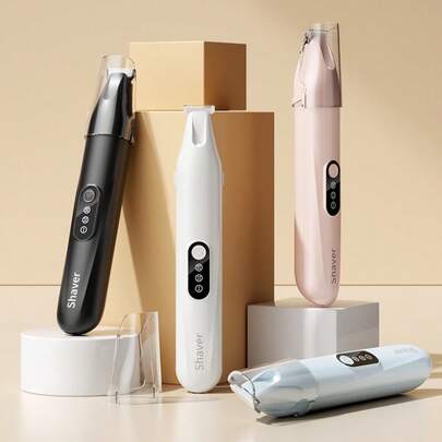 Máquina de afeitar para mascotas de 3 velocidades con cuchilla talla grande ancha, cuchilla de cerámica, a prueba de polvo, anti-salpicaduras de pelo, con iluminación, adecuada para recortar el pelo corporal de mascotas, para gatos y perros