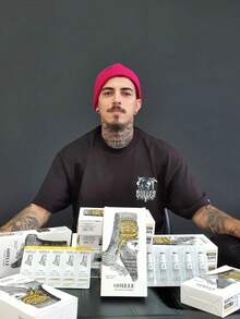 SOLONG TATTOO QUELLE 20 支/50 支纹身针，RL/RM，0.30/0.35 毫米，专业一次性安全针盒，永久化妆人体艺术纹身机器耗材 - 白色 - 查看 2