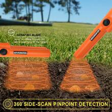 Handheld Metal Detector With Precise Locating Function - Suitable For Detecting Coins, Gold, Etc. - Durable - Orange - View 4