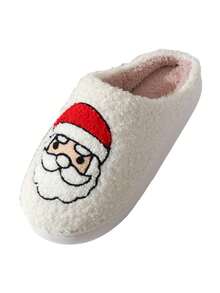 Women's Home Slippers, Gift-Worthy, Plush Winter Warmth, Non-Slip, Casual Style, Hand Washable, Fabric Upper/Inner/Insole - Cozy Slip-On Footwear
