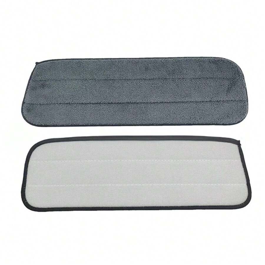 1/2/4/5/10 buc Lavete reutilizabile pentru mop din catifea coral - formă trapezoidală, ușor de atașat, foarte absorbante, compatibile cu mopurile pulverizate pentru podele din lemn masiv, gresie, laminat și marmură - ideale pentru bucătărie, living, birou și curățenie zilnică
