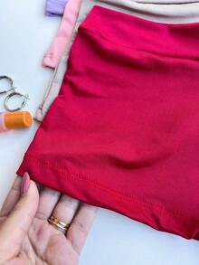 Kit 5 Short Shorts Women's Petticoat Short Second Skin Dress Panties Double Waistband Comfortable Intimate Fashion Lingerie Women Adult - 彩色 - 查看 6