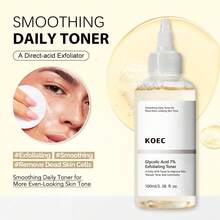 KOEC 7% Fruit Acid Toner, Brightens Complexion, Smoothens Skin, For Daily Use, Facial Exfoliation, Pore Refining - White - View 4