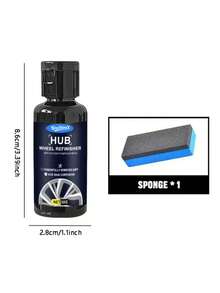 KineShineX Car Tire Scratch Repair Kit, Wheel Rim Polishing Agent, Wheel Scratch Rust Remover & Decolorizer, Restore Car Metal Luster, Wheel Rim Care Wax, Anti-Fading Car Repair Polishing Paste. Let Your Car Look Brand New. Car Maintenance And Repair Accessories, Essential For Car Maintenance (Random Shipment Of New And Old Versions) - Multicolor - View 6