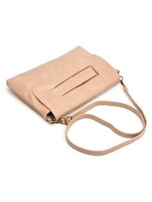 Dedoo 一件装女士时尚复古油皮斜挎包。都市时尚，休闲简约，优雅百搭。可挎在手上、腋下或全身。适合通勤、收纳笔记本电脑、购物、旅行、情人节礼物、送给妈妈等场合。 - 卡其色 - 查看 8