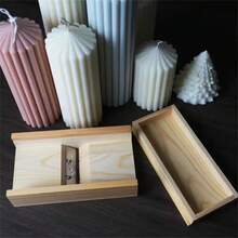 Hand Recycling Wooden Candles & Soap Planer Box Wood Beveled Soap Shaving Tools, Multipurpose Trimming Shaving Tools For DIY Processes, Wood Soap Bevel Planer, Candle Cutter Mold, Soap Candle Mold Cutter, Handmade Soap Making Trimming Mold Tools, Soap Making, Design, Handmade Essentials, Nature Finishes, Wood, Country Design, Timber Material - Apricot - View 6