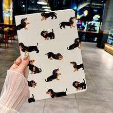 غطاء وسادة جراء الدشهوند، متوافق مع آيباد برو 11 بوصة / آيباد برو 11 بوصة 2020 / آيباد الجيل السادس (9.7 بوصة) / آيباد الجيل السابع (10.2 بوصة) / آيباد الجيل الثامن (10.2 بوصة) / آيباد الهواء الجيل الثالث (10.5 بوصة) / آيباد الهواء الجيل الرابع (10.9 بوصة) / آيباد الجيل التاسع (10.2 بوصة) / آيباد الهواء الجيل الخامس 2022 / آيباد برو 11 بوصة (الجيل الرابع) / آيباد الجيل العاشر (10.2 بوصة) / آيباد برو 10.5 (2017) / آيباد الهواء 11 بوصة (M2) - 2024