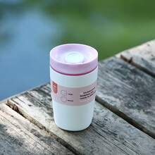 1 caneca de viagem com isolamento a vácuo de aço inoxidável de 12 oz/20 oz, xícara de café portátil adequada para carro, escritório, casa, acampamento, recipiente moderno para bebidas, recipiente doméstico durável, material, companheiro de viagem ao ar livre/presente de Natal