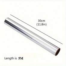 1 Roll Of Heavy Duty Aluminum Foil, 10m/5m - Disposable Aluminum Foil, High-Quality Grilling Wrap, Perfect For Baking And Grilling, Durable And Affordable Kitchen Essentials, Grilling Accessories, Outdoor Cooking Utensils, Easy-Clean Surface Thick, Non-Stick Baking, Grilling, And Oven Foil, Perfect For Holiday Cooking And Baking, Food Contact Material, Holiday Cooking Essential | Heavy Duty Aluminum Foil | Non-Stick Surface, Aluminum Foil Roll