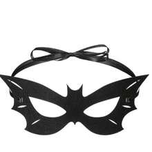 2 件黑色蝙蝠服装，包括蝙蝠面具、蝙蝠翅膀，适合男女，吸血鬼服装，蝙蝠服装配饰和眼罩，吸血鬼主题，魔鬼风格，展示节日服装翅膀，黑色万圣节演员剧院服装配饰，派对狂欢节，适合万圣节和派对装饰，万圣节服装配饰 - 彩色 - 查看 15
