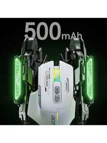 Acer Mouse da gioco OMW950 Plus con DPI regolabile ad alta precisione, design ergonomico, pulsanti personalizzati programmabili con macro, illuminazione RGB, attrezzatura da gioco FPS/MOBA professionale, nero, wireless a doppia modalità