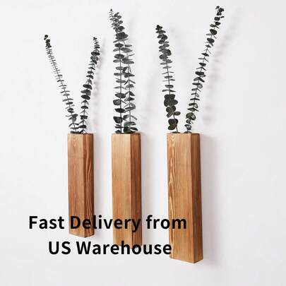 Wood Wall Planter V…