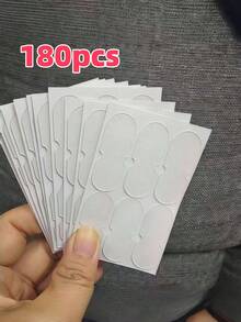12Pcs Ear Stickers, Ear Tapes,Ear Lobe Saver Lifts,Strong Support Transparent Painless Silicone Cosmetic Ear Stickers Say Goodbye To Flat Ears, To Creat V-Shaped Face,Natural Ear Contours - Multicolor - View 11