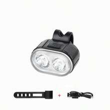 1PC Front Rear Bike Lights Rechargeable Bicycle Cycling USB Flashlight For Bicycle Lighting Set Mountain Bike Lantern Accessories - Multicolor - View 13