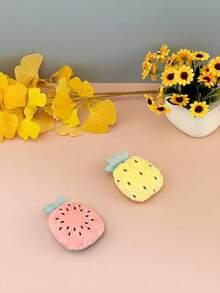 1pc Pet Supplies Cat Self-Entertainment Doll, Interactive Plush Fruit Doll, For Pet Use Only