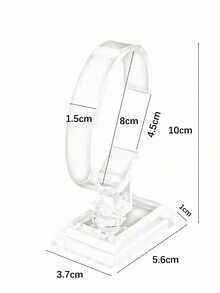 1pc Velvet Bracelet/Watch Display Stand, Jewelry Organizer Rack For Necklaces, Bracelets, Pendants, Fashionable Women Desk Storage, Valentine's Day Gift