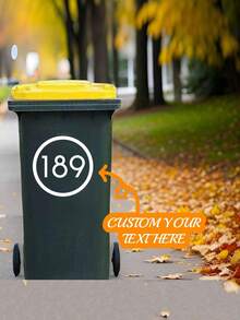 Customized House Number Address Label Stickers, Also Suitable For Trash Cans, Doors, Fashionable, Cute, Colorful, Customizable, Personalized, Unique, Ideal Gift For Friends, Sons, Daughters, Office Workers, S, Homes, Offices. Multi-Functional, Decorative, Reusable, Exquisite, Fashionable, High-Quality, Colorful, Modern, Customized - Multicolor - View 8