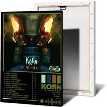 Tranh treo tường (1/3 tấm), khung tùy chọn, trang trí tường, trang trí phòng, bộ tranh áp phích ban nhạc Korn Vintage Metal, tranh nghệ thuật âm nhạc cổ điển, phù hợp cho phòng ngủ, phòng giải trí, quán bar - Tranh canvas, tranh chân dung, tranh tường Toile. - Nhiều màu - Xem 118