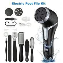 Herramientas eléctricas para pedicura 10 en 1, Lima para pies, eliminador de piel muerta y callos duros, callicida, cuidado de los pies, máquina recargable de 1500mAh