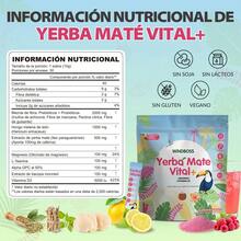 Windboss Natural Yerba Mate Powder | 2-Pack (60 Sachets) | Energy And Focus For Your Daily Routine, Work, And Travel - pack 2 - 查看 5