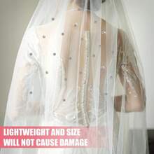 24pcs Magnetic Veil Weights With Diamonds Rhinestones Crystals Elegant Shiny Hijab Magnets For Scarves Clothes Women Girls Wedding Accessories Bridal Cathedral Veil Decor