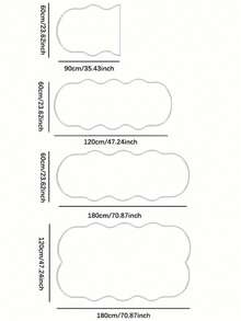 1 块纯色毛绒地毯，柔软舒适的毛绒材料，客厅地毯，卧室地毯，入口地毯，厨房地毯，浴室地毯，游戏室地毯，书房地毯，衣柜地毯
