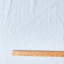 0.5m/1m/2m*145cm 3mm Elegant Blue & Pink Striped Voile Fabric, Classic Pattern, Suitable For Shirts/Curtains/Bedding DIY Sewing Crafts