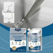 jakehoe 100g Heavy-Duty Concrete Crack Household Repair Adhesive Tiles Floors Cracks Sealant Leakage Plugging Material Roof Strongwaterproof Grouting Glue Self-Leveling Sealant - Grey - View 4