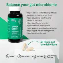 A Dose Of Digestive Balance-Gut Health Supplement-USDA-Kombucha, 7 Probiotic Strains And Prebiotics For Microbiome-Digestive Enzymes For Digestion-Bloating Relief For Women And Men - 白色的 - 查看 2