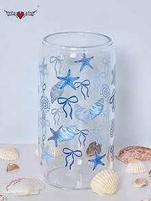 Cốc thủy tinh có ống hút hình bướm và vỏ sò, cốc có ống hút hình chai, cốc có ống hút Matcha - Món quà tuyệt vời nhất cho bạn bè! - Nhiều màu - Xem 7