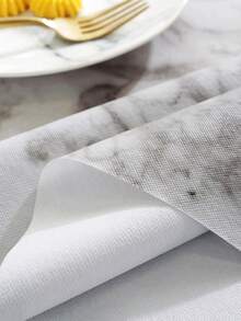 Obrus z włókniny PVC, tekstura marmuru, prosty styl, tworzywo sztuczne, nadruk, dekoracja blatu do wewnątrz i na zewnątrz