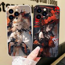Funda de Teléfono de Moda de Dibujos Animados Anime para iPhone 16ProMax/16Pro/16Plus/16/15ProMax/15Pro/15Plus/15/14ProMax/14Pro/14Plus/14/13ProMax/13Pro/13Mini/13/12ProMax/12Pro/12Mini/12/11ProMax/11Pro/11/XSMax/XR/X/8P/8/7P/7 - Mezcla de colores - Ver 7