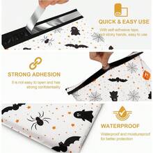 Halloween Poly Mailer 10x13 Inch 25 Pcs, Waterproof And Tear - Resistant Bags Clothing, Cute Mailing Envelopes With Self - Seal, Halloween Printed Packaging Bags