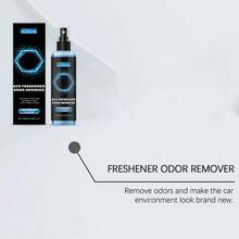 Car Air Freshener Spray Fragrance Long-Lasting Sea Breeze Flavor Odor Eliminator Fresh Scent Home Bathroom Air Purification Car Interior Deodorant Spray - Blue - View 9