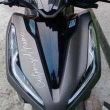 1pc New Design Personalize Custom Name Car Decals Pvc Mural Art Diy Poster For Motorcycle Stickers/Helmet Stickers/Off-Road Vehicle Stickers/Sedan Stickers/Sports Car Stickers/Commercial Vehicle Stickers