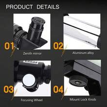 Yoidesu Telescopio, Telescopio Astronómico Espacial, Telescopios Profesionales 150X para Niños Telescopios Monoculares para Niños con Trípode - 1 - Ver 8