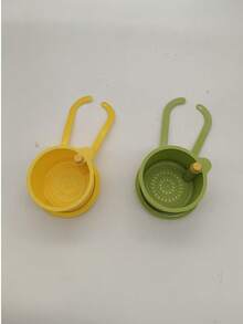 Self-Cleaning Push-Type Sink Strainer Basket - Automatic Food Waste Drain Basket With Removable Bottom, Easy Installation