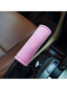1 Luva Rosa/Preta Fofa Para Maçaneta De Porta Da General Motors, Capa Para Maçaneta De Apoio De Braço Interno, Capa Para Freio De Mão, Protetor De Maçaneta De Carro - Puxe as luvas - Ver 6